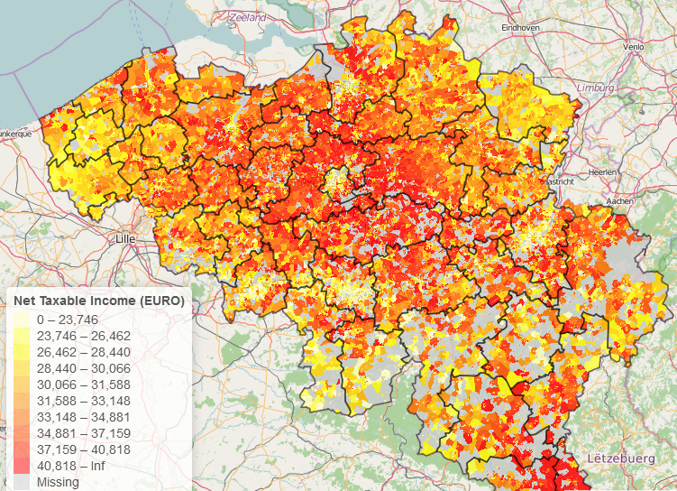 belgiummaps statbel